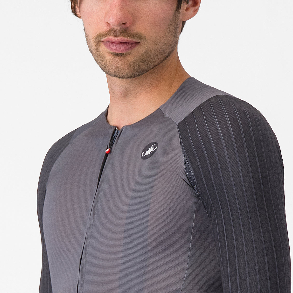 Maglia Castelli Aero Race 8S - Grigio Castelli