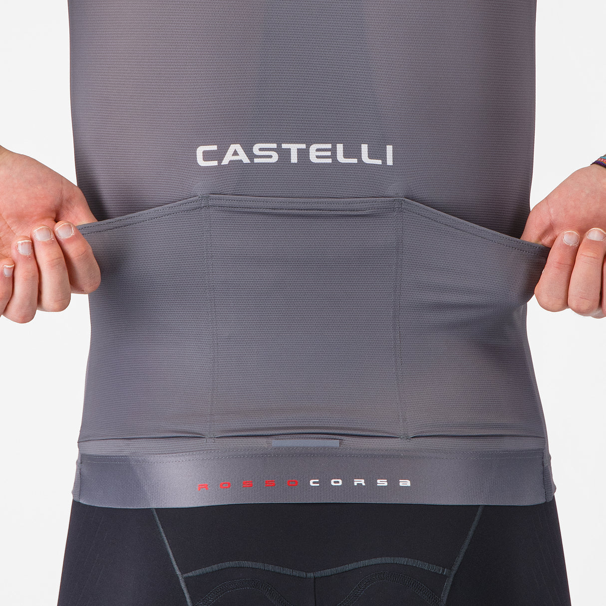 Maglia Castelli Aero Race 8S - Grigio Castelli