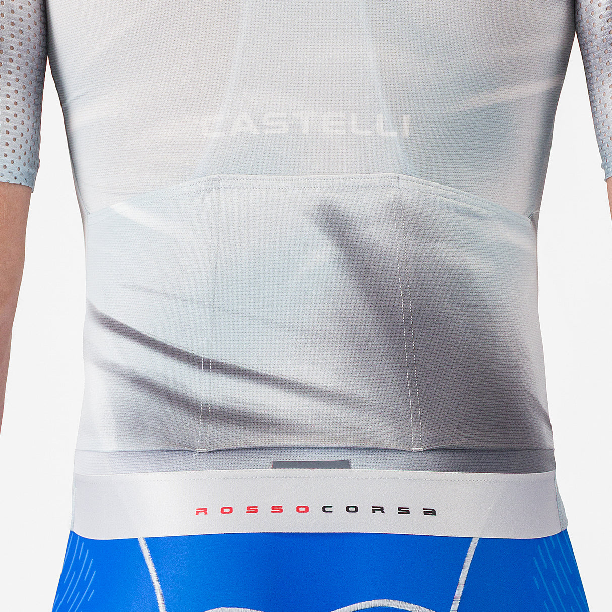 Maglia Castelli Aero Race 8S - Grigio chiaro Castelli