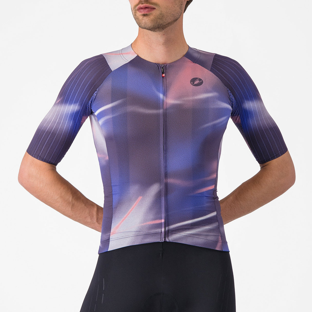 Maglia Castelli Aero Race 8S - Viola Castelli