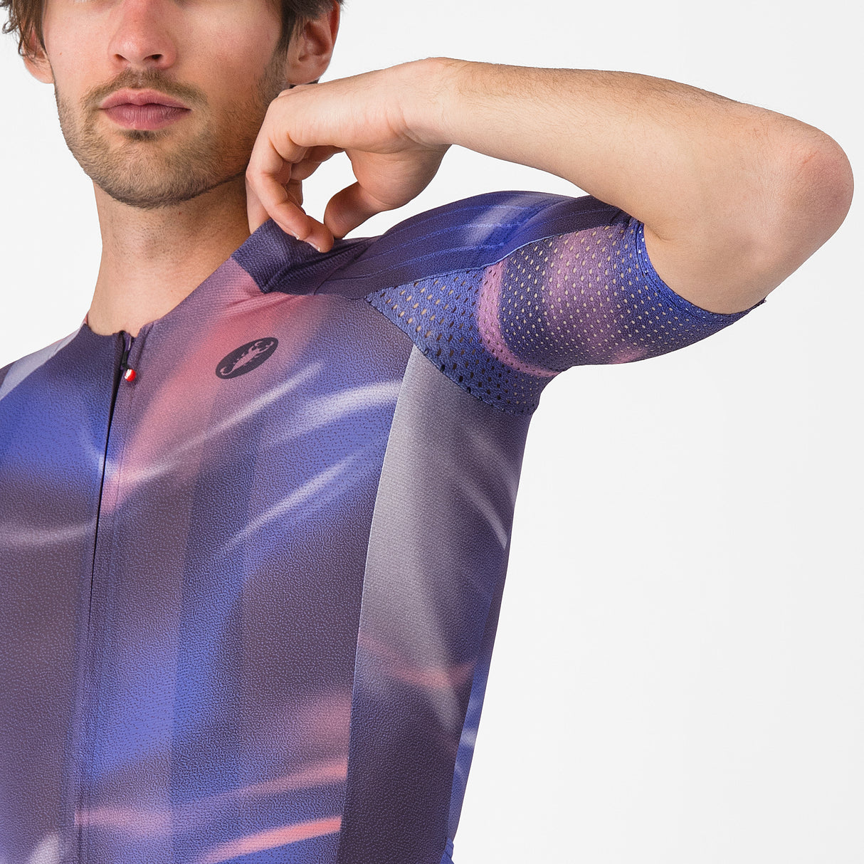 Maglia Castelli Aero Race 8S - Viola Castelli