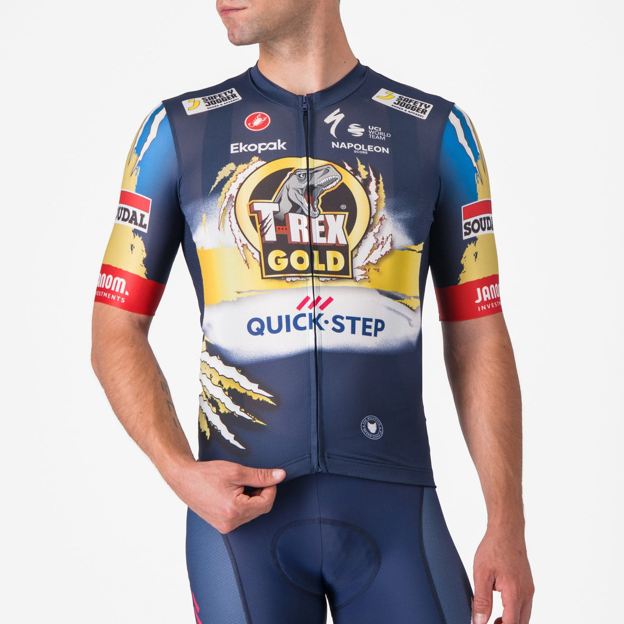 Maglia Castelli T-Rex Gold Quick-Step 2025 Competizione 3 Castelli