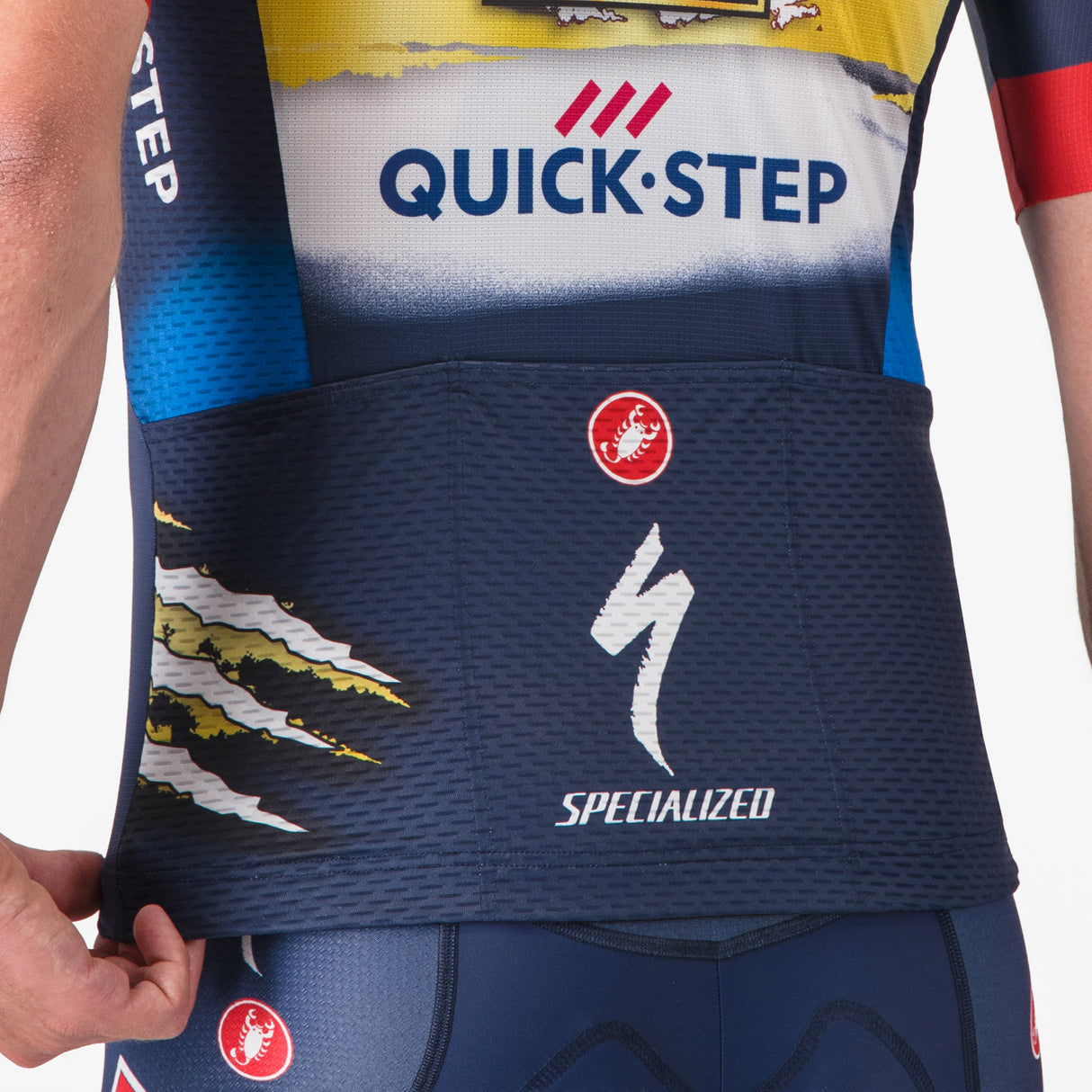 Maglia Castelli T-Rex Gold Quick-Step 2025 Competizione 3 Castelli