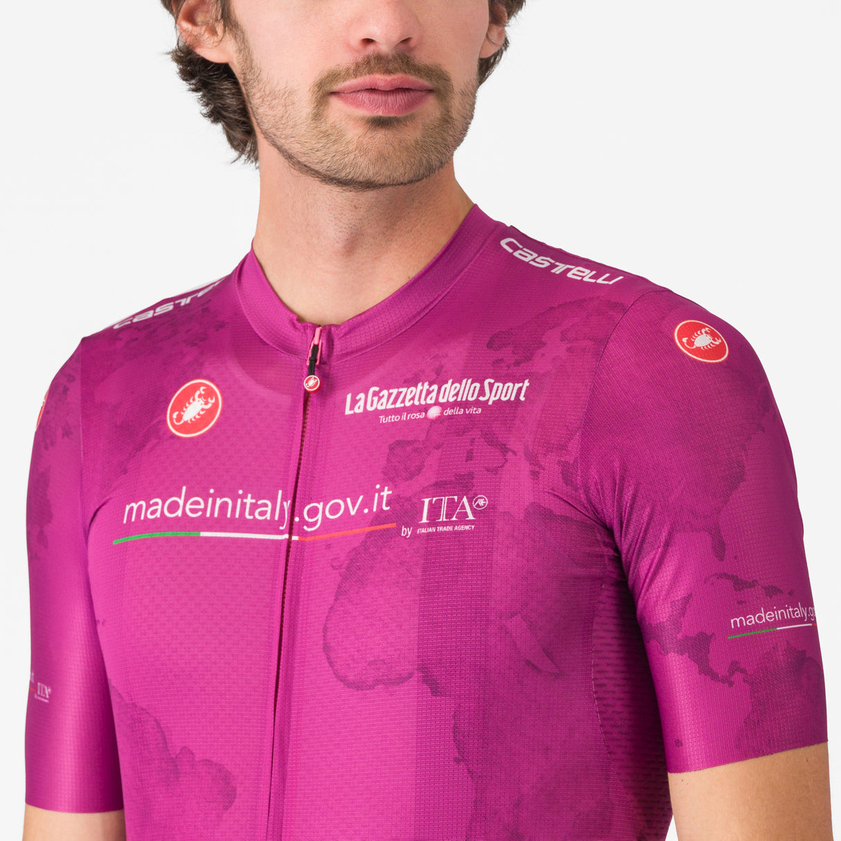 Maglia Ciclamino Giro d'Italia 2025 Competizione 3 Castelli