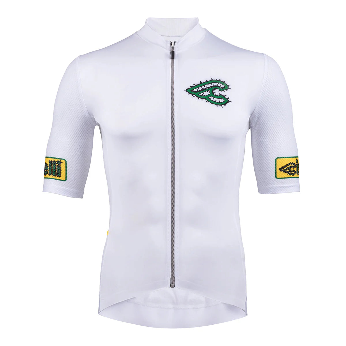Maillot Cinelli Tempo Mesh Cactus - Blanco