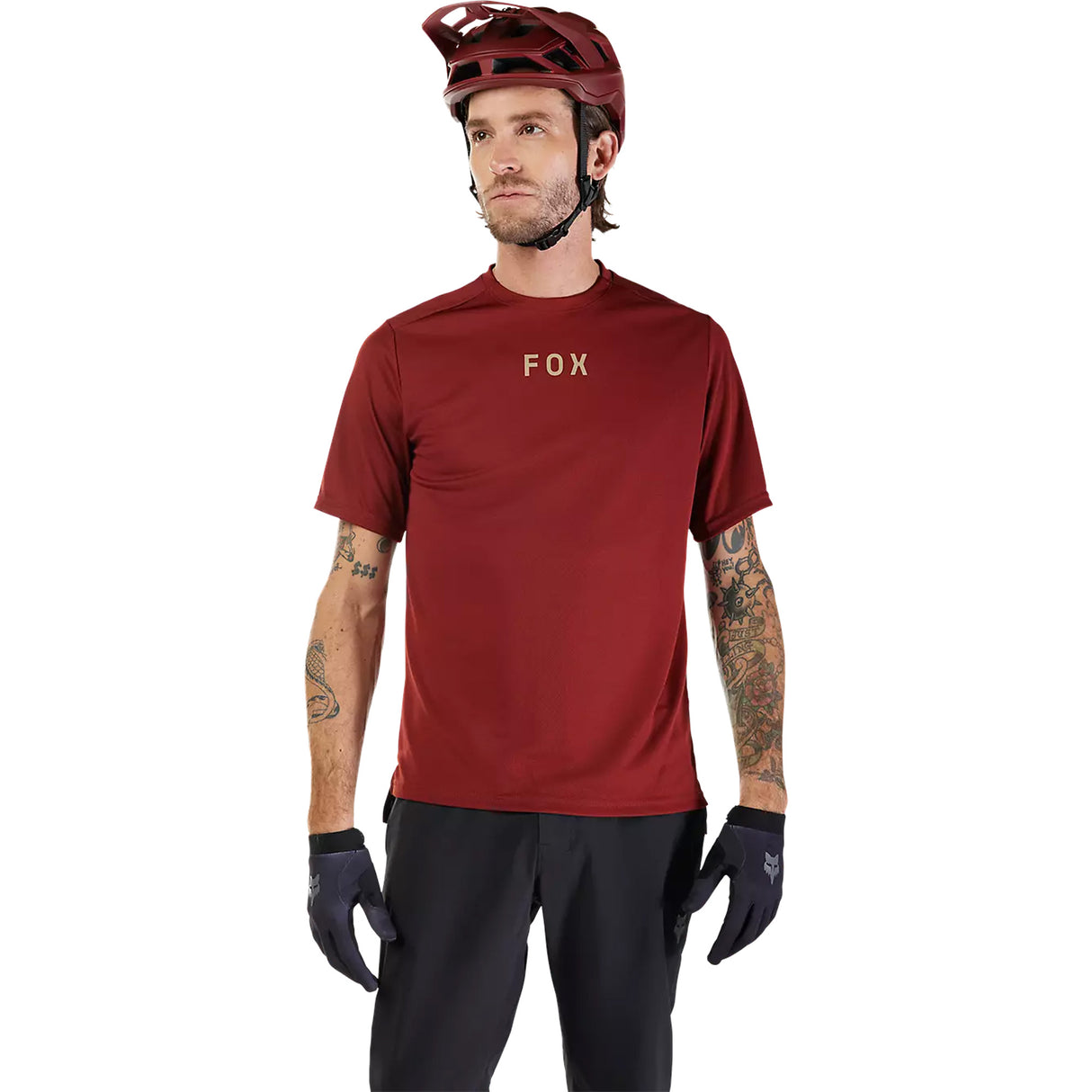 Maglia Fox Ranger Wordmark - Bordeaux Fox