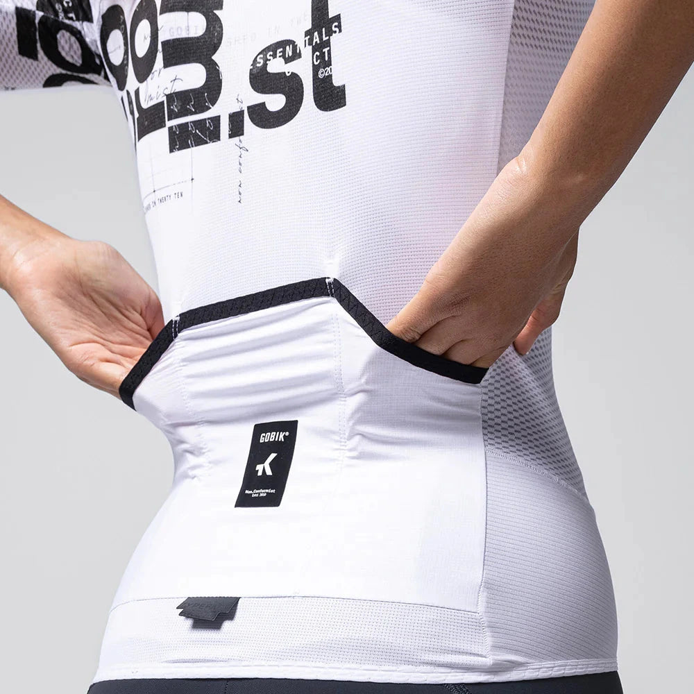 Maglia Gobik Carrera 2.0 Monospace - Bianco Gobik
