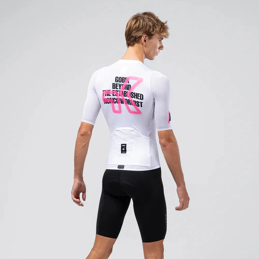 Maillot Gobik Carrera 3.0 Tag - Blanco