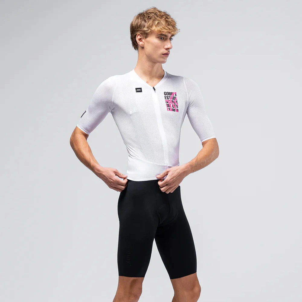 Maillot Gobik Carrera 3.0 Tag - Blanco