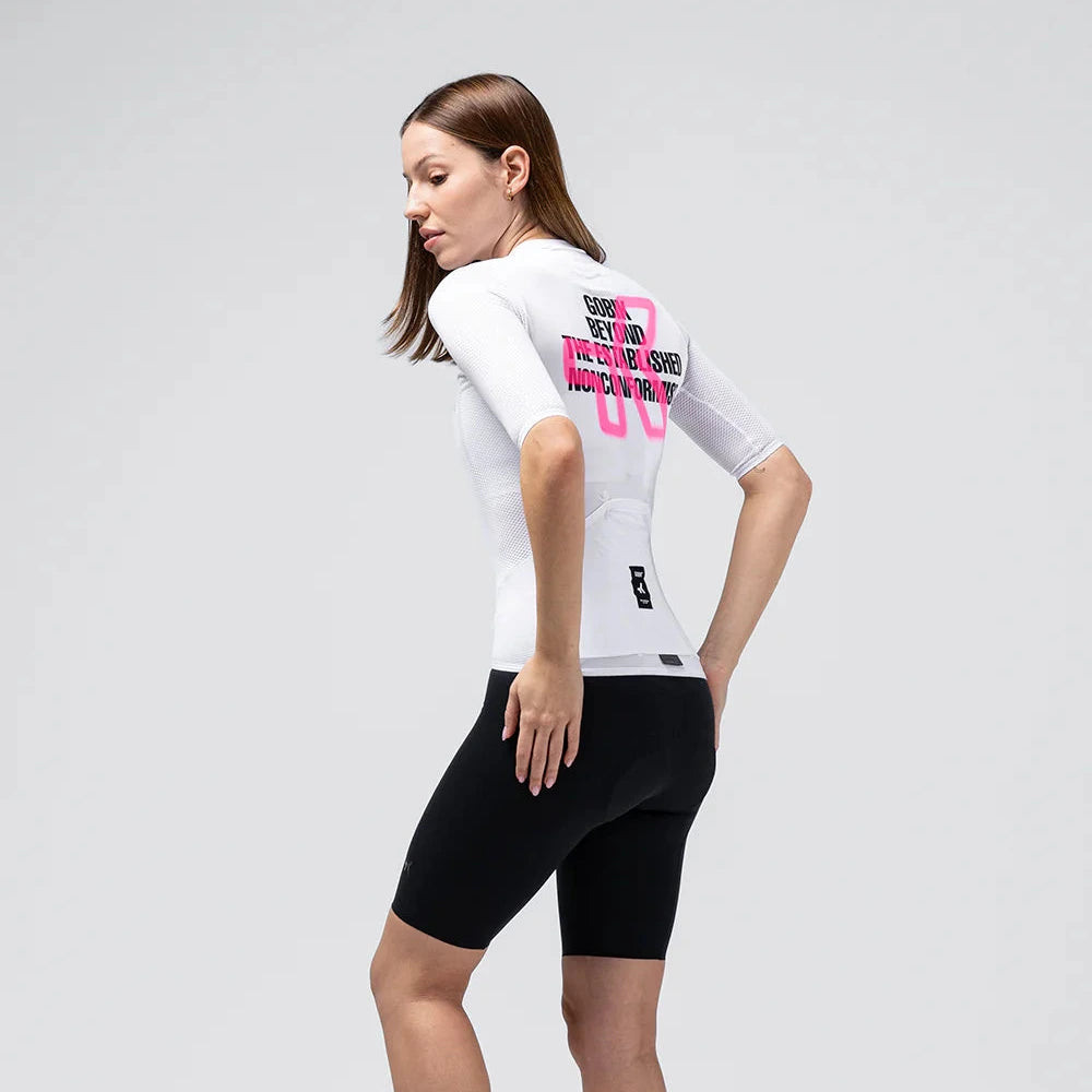 Maillot Gobik Carrera 3.0 Tag - Blanco