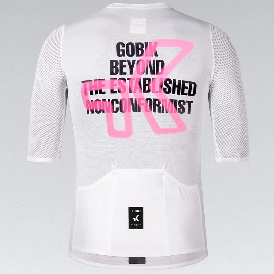 Maillot Gobik Carrera 3.0 Tag - Blanco