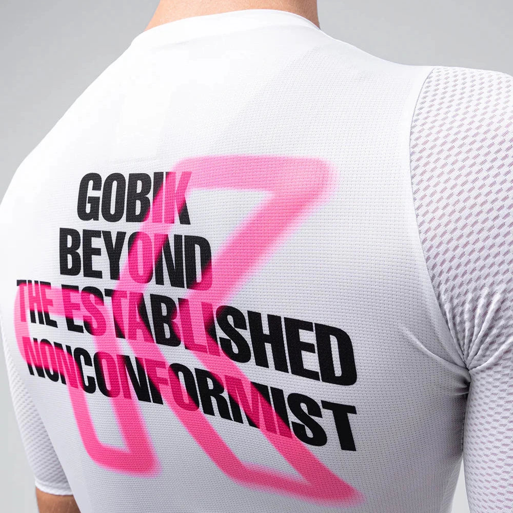 Maillot Gobik Carrera 3.0 Tag - Blanco
