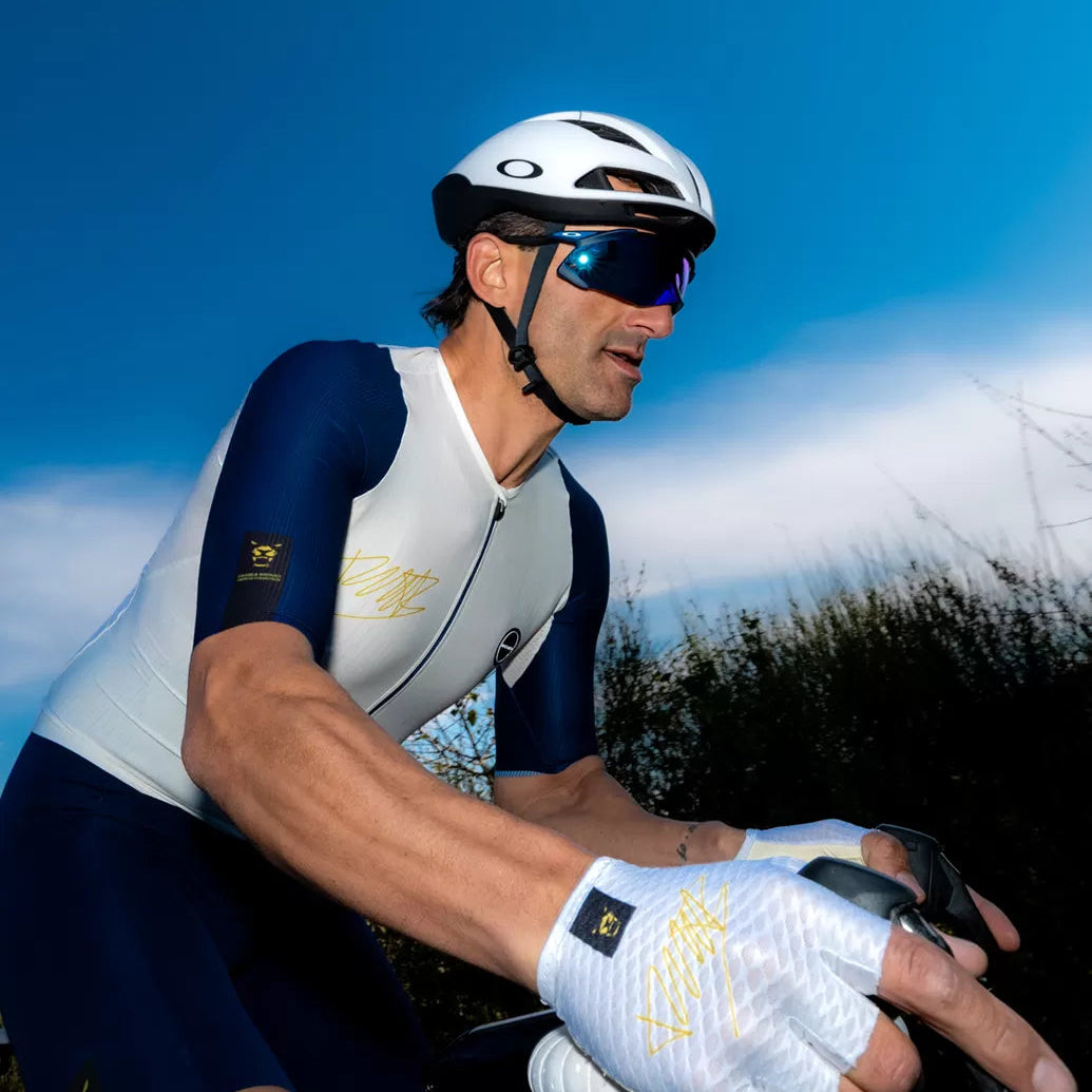 Maillot Nalini Benna80 Ride - Blanc bleu