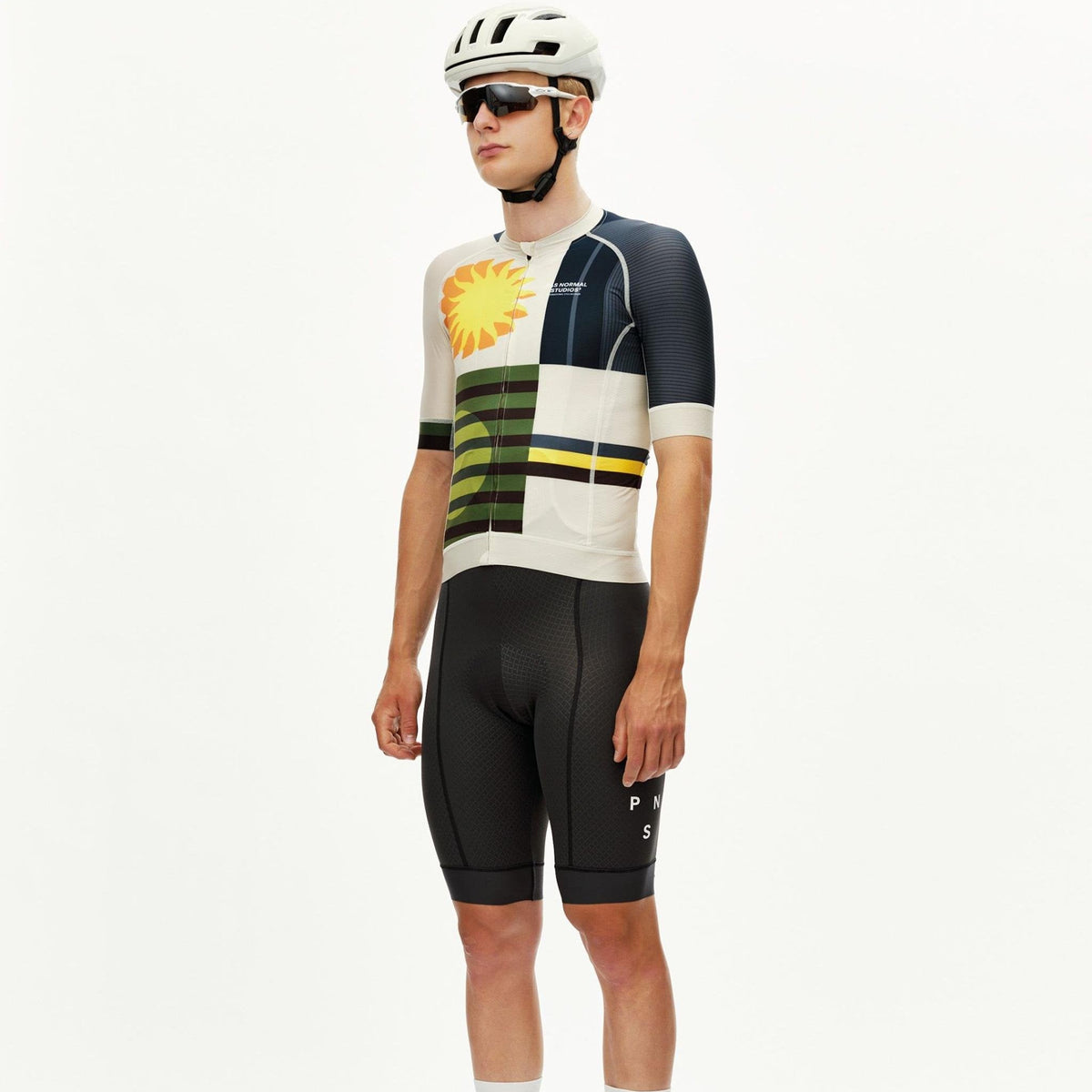 Maglia Pas Normal Studios Mechanism AOP International - Beige