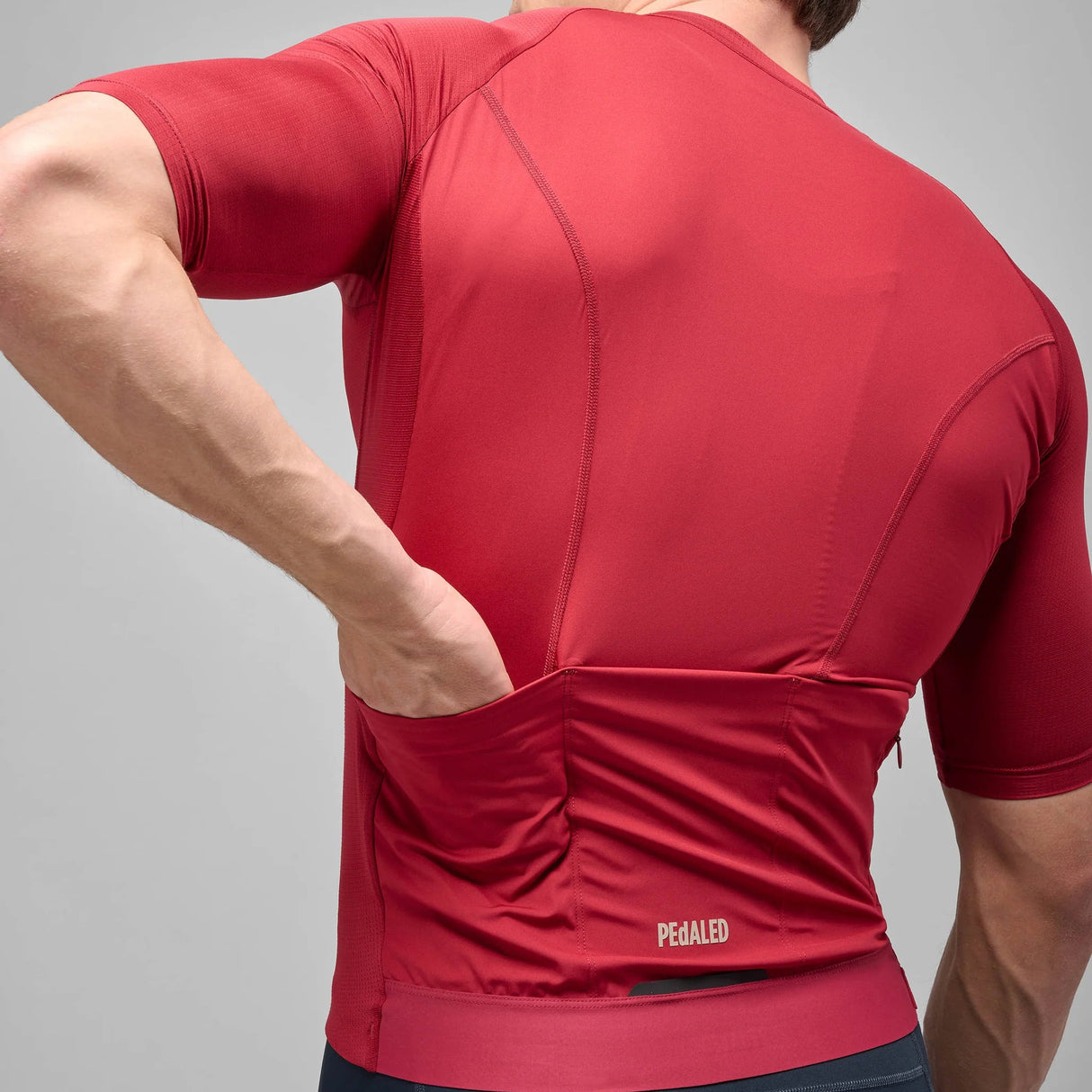 Jersey Pedaled Element Mesh - Red