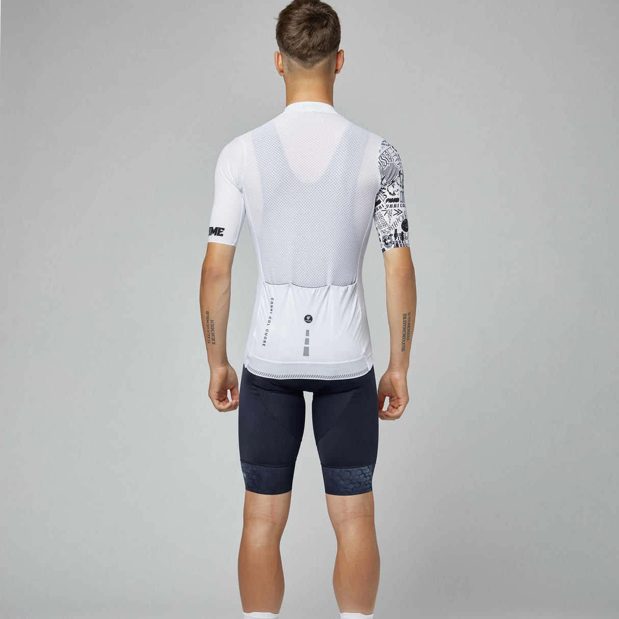 Maglia Pissei Prime - Bianco nero Pissei