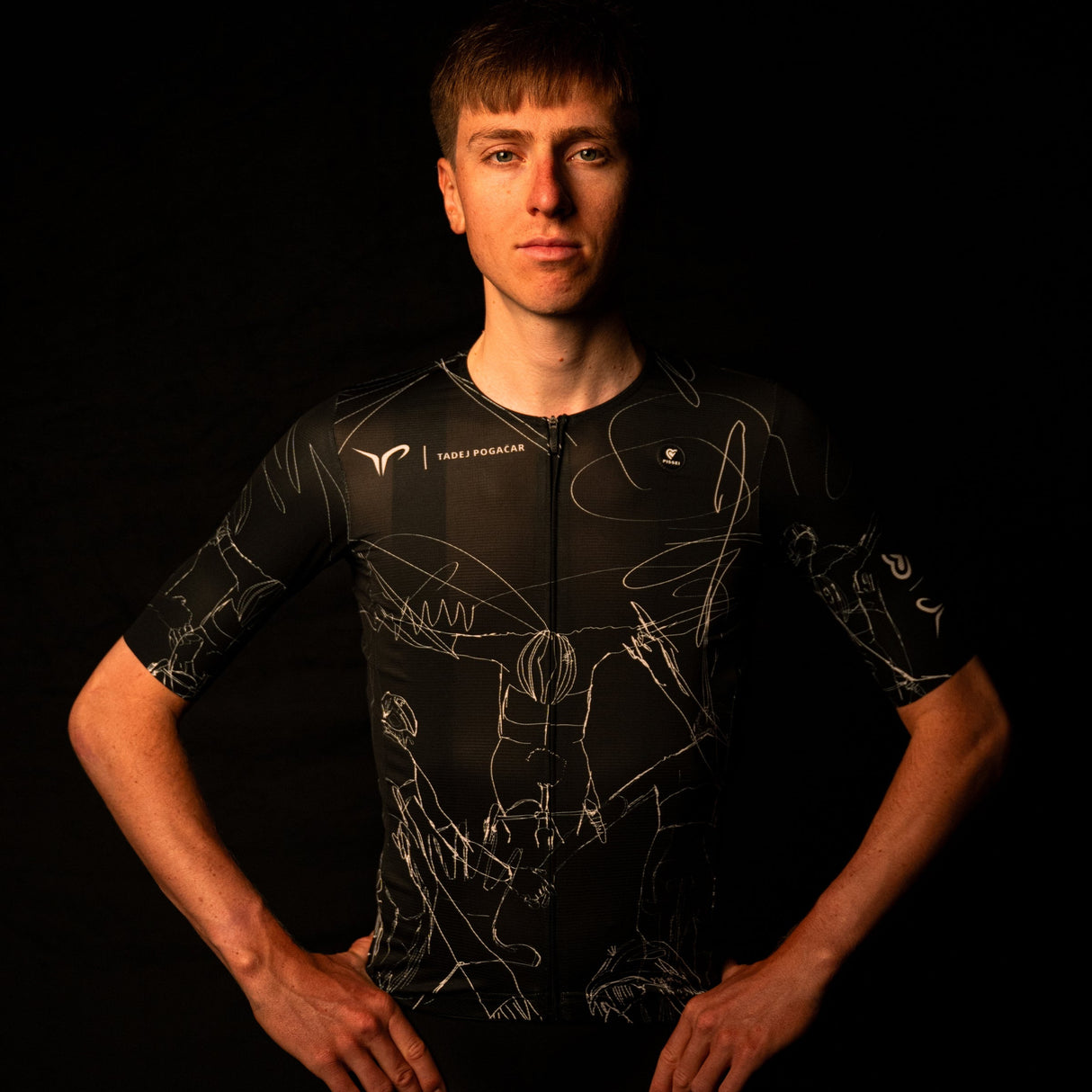 Maglia Pissei Prime Tadej Pogacar Celebrations - Nero Pissei