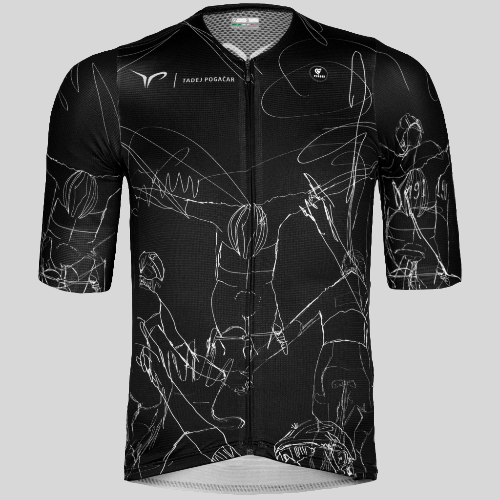 Maillot Italie PISSEI - Noir - Homme - Manches Courtes - Neuf Avec étiquettes