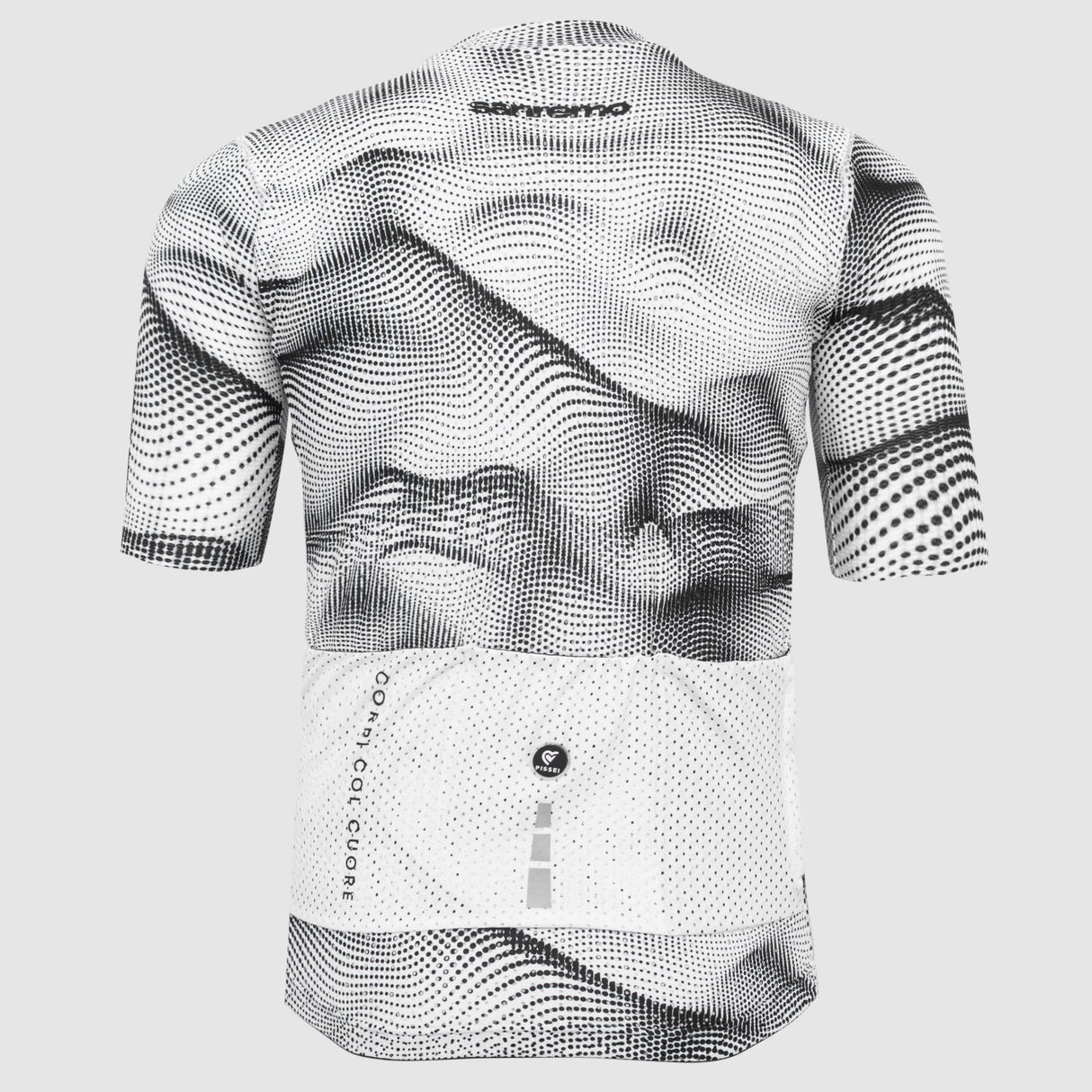 Maglia Pissei Sanremo - Bianco nero Pissei