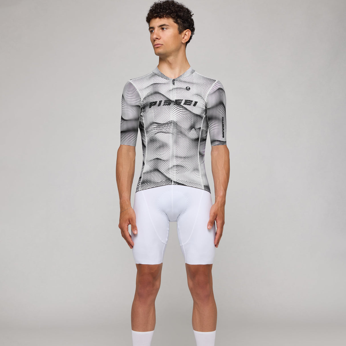 Maglia Pissei Sanremo - Bianco nero Pissei