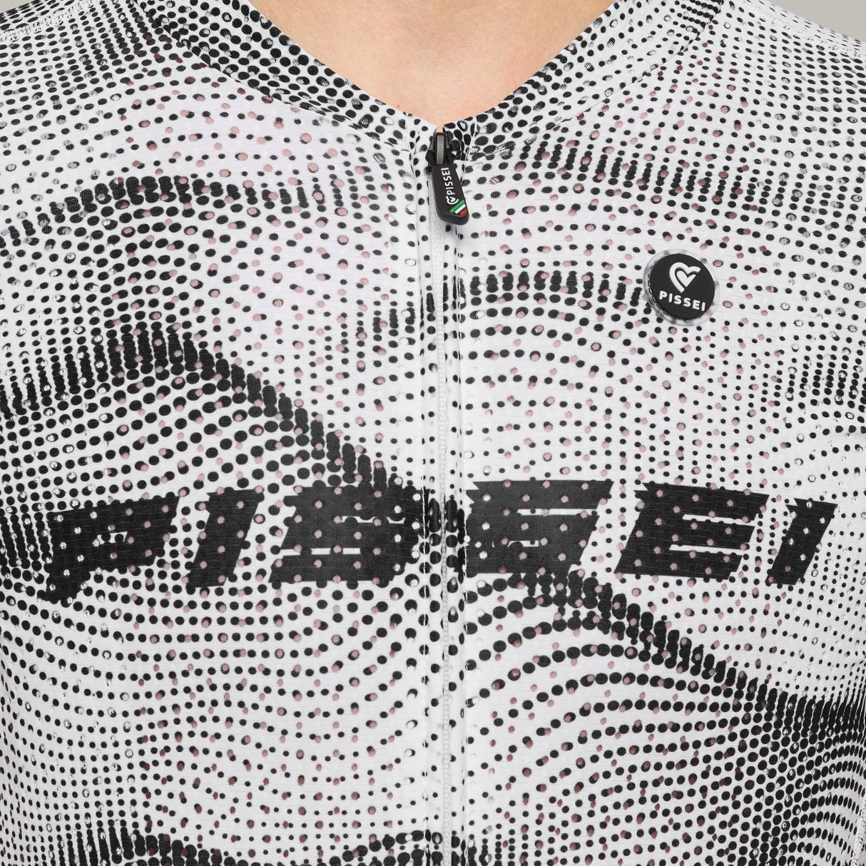 Maglia Pissei Sanremo - Bianco nero Pissei