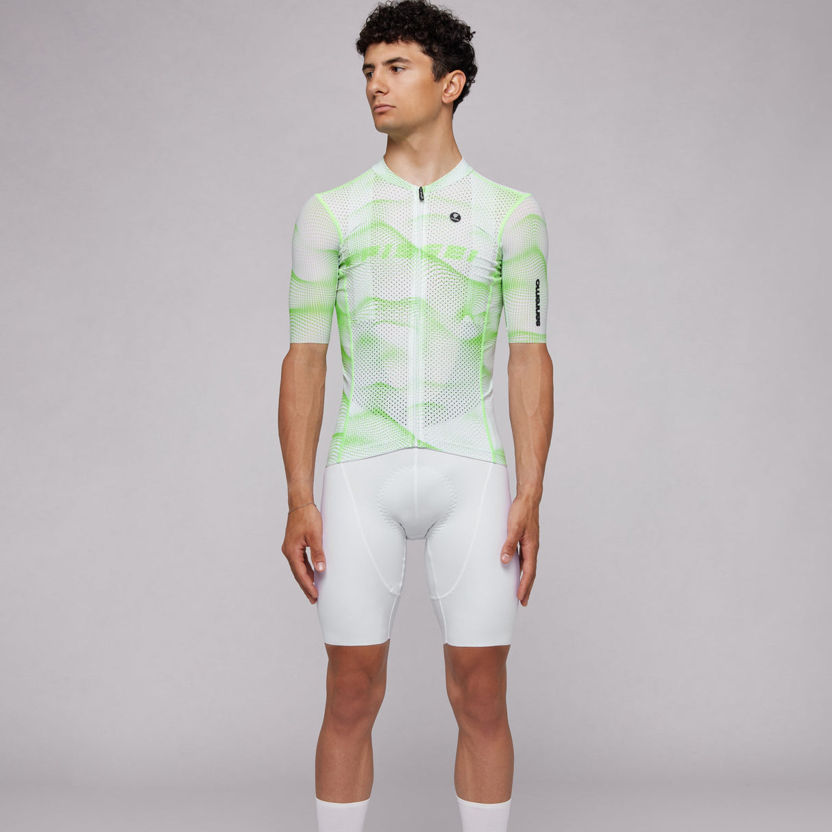 Jersey Pissei Sanremo - White green