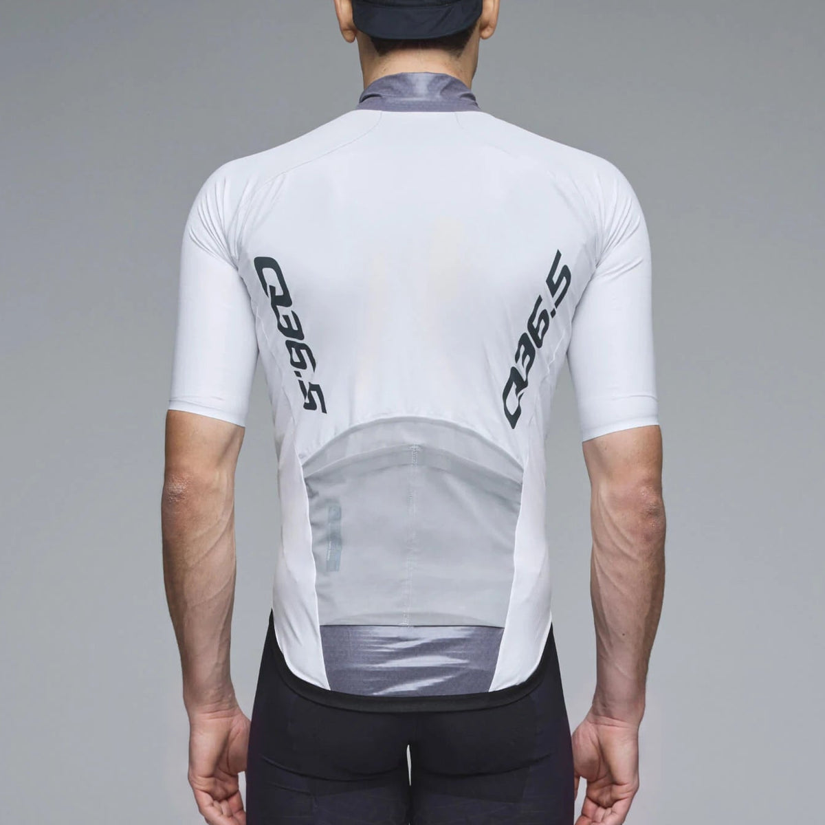Q36.5 Rain Shell Aero trikot - Weiss