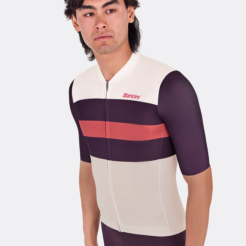 Maglia Santini Bengal - Bordeaux - O