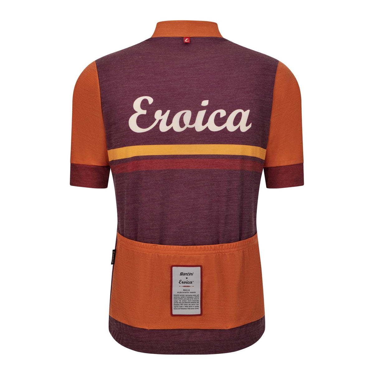 Santini Eroica Iris trikot - Bordeaux