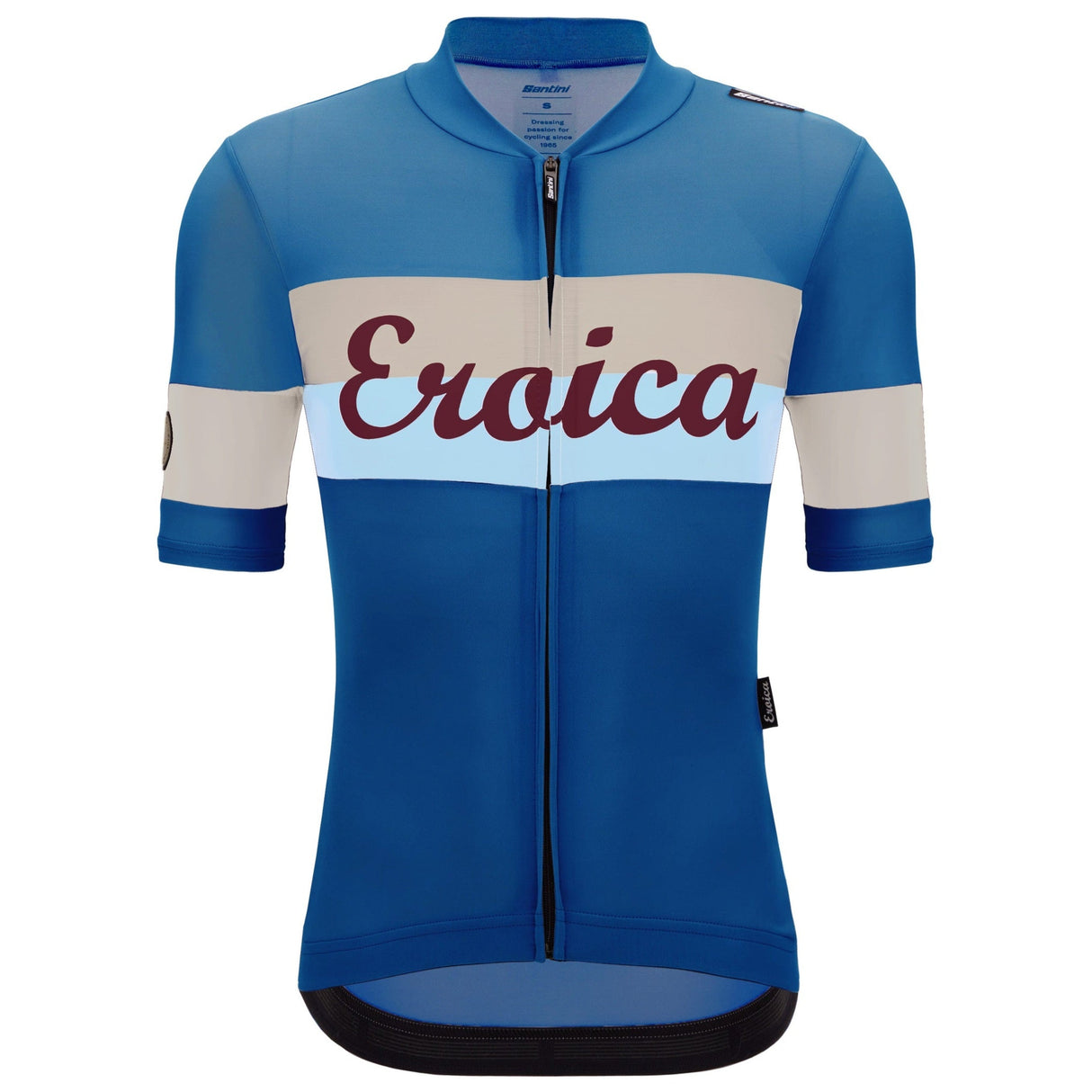 Maglia Santini Eroica Quiete - Blu Santini