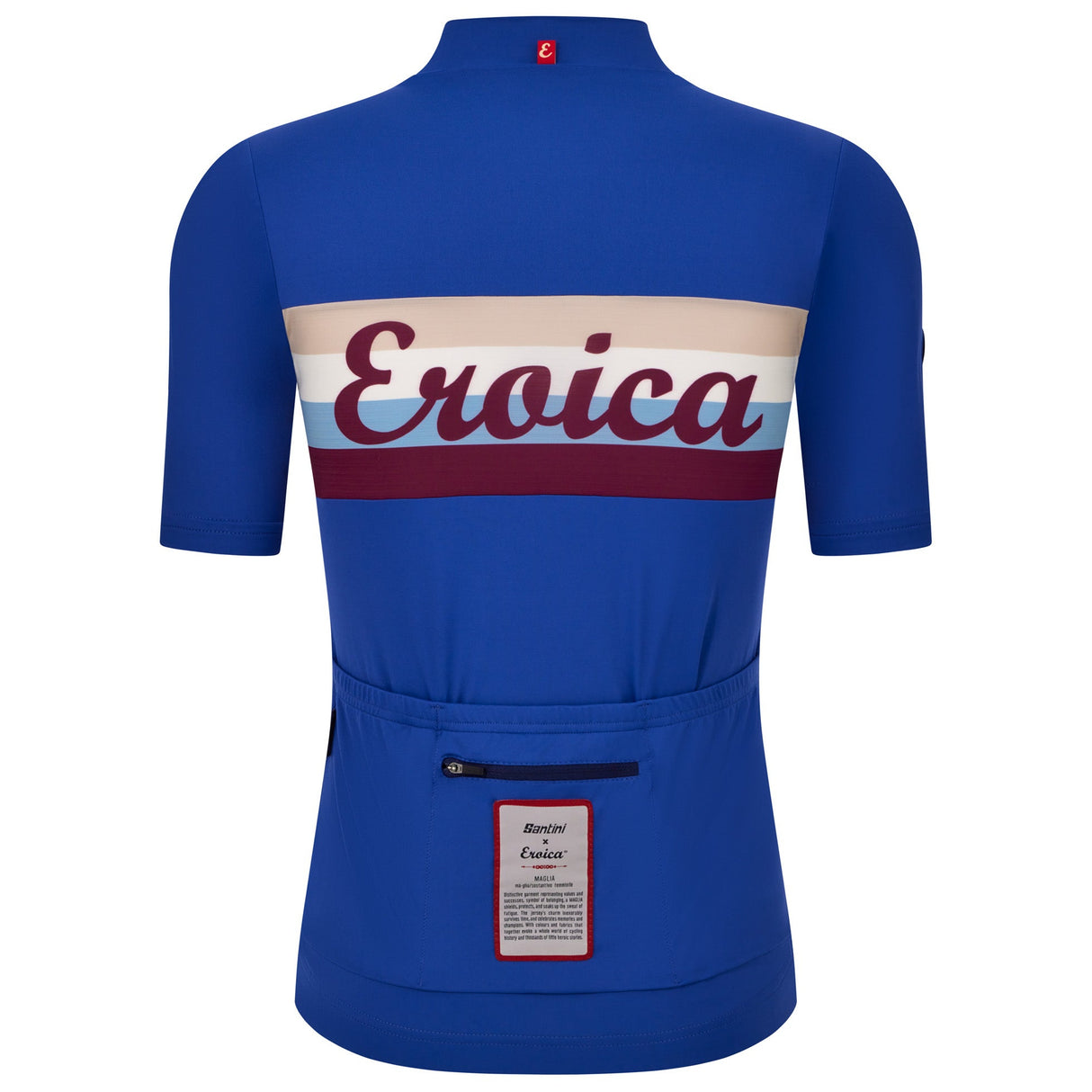 Maillot Santini Eroica Timo - Azul