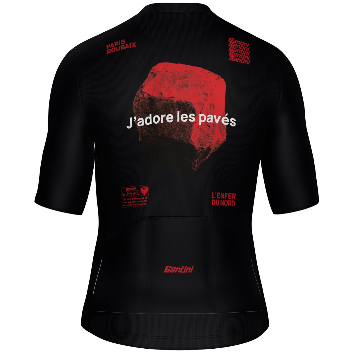 Maillot Santini París-Roubaix Altos de Francia 2026