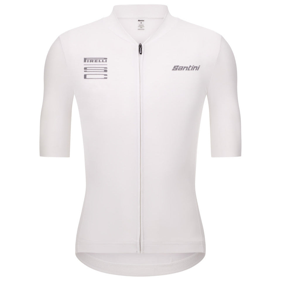 Maglia Santini x PIRELLI Ruota - Bianco Santini