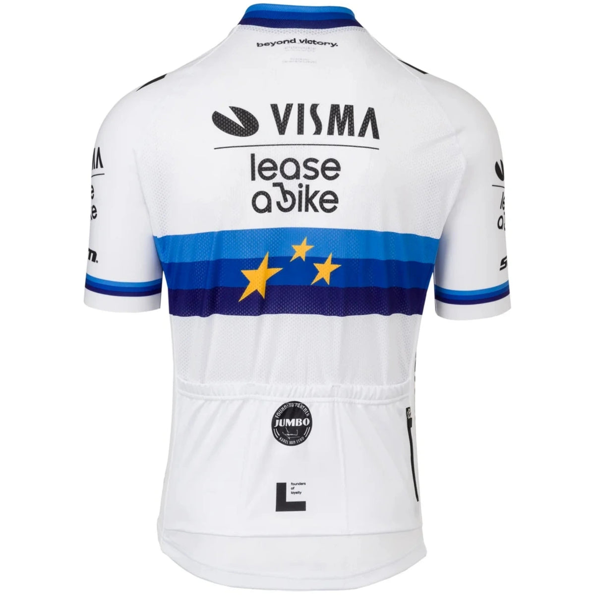 Maillot Équipe Visma Louez un vélo 2025 Champion d'Europe