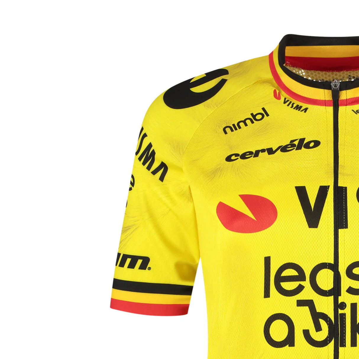 Jersey women Team Visma Lease a bike 2026 - Wout Van Aert Yellow B.