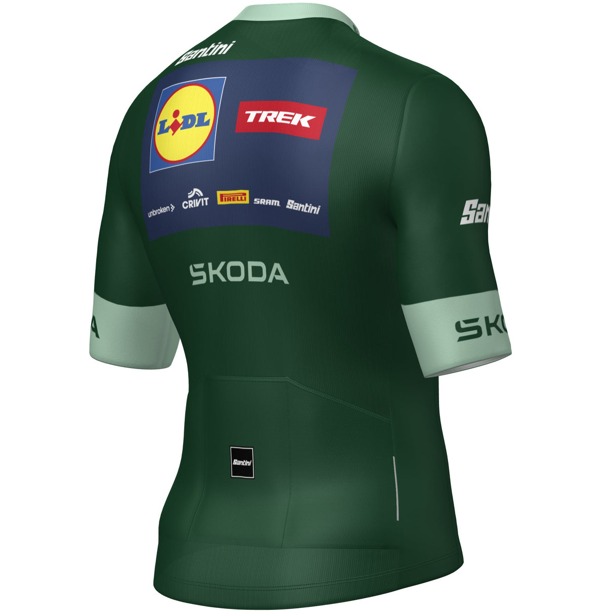 Maglia Verde Santini Lidl Trek 2025 - Jonathan Milan Santini