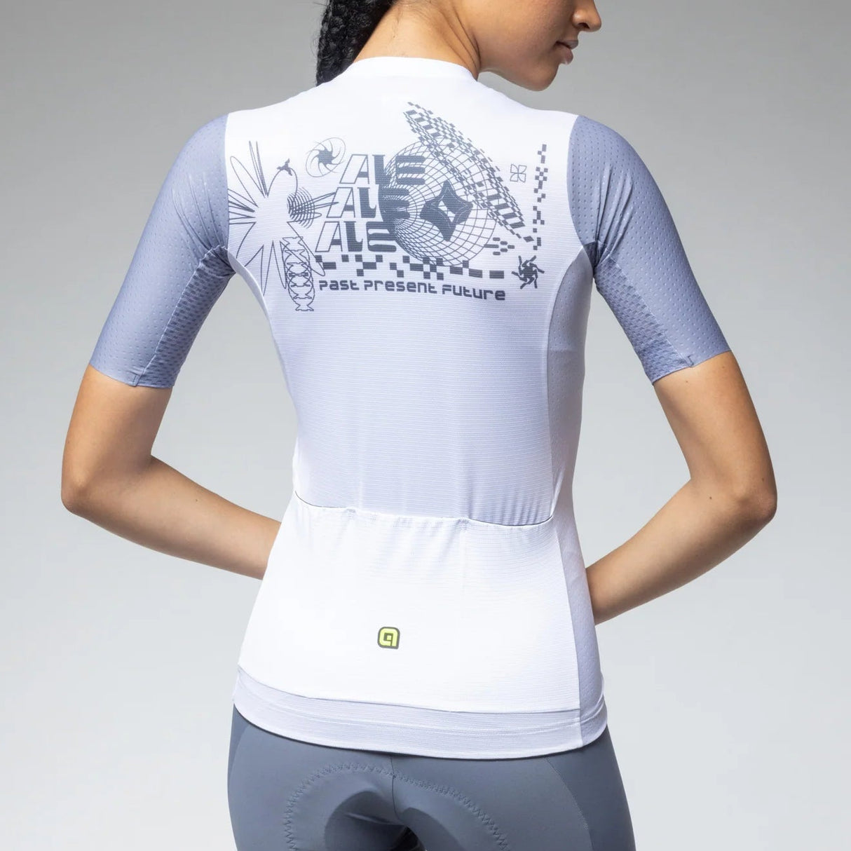 Maillot femme Ale PR-E Megabyte 2.0 - Blanc