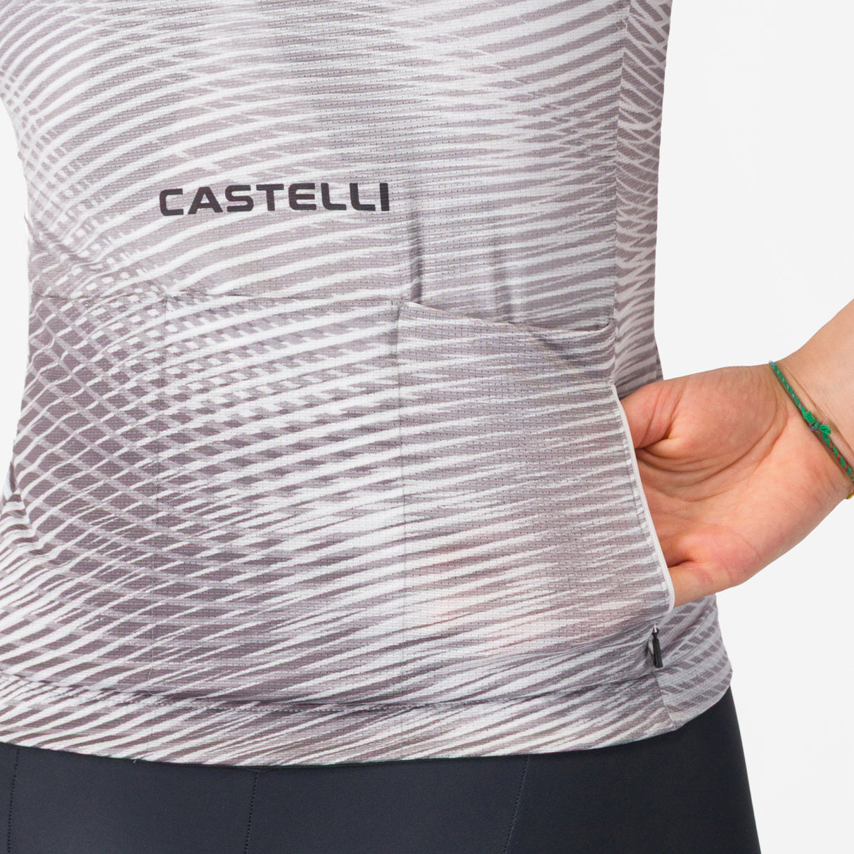 Maillot mujer Castelli Cosmic Vortex - Gris