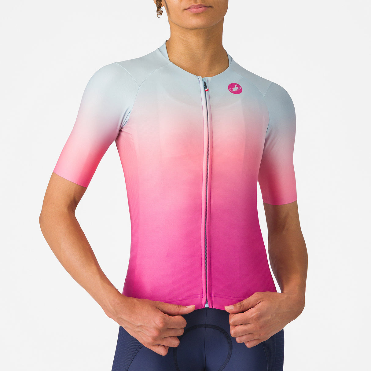 Maillot mujer Castelli UPF - Rosa