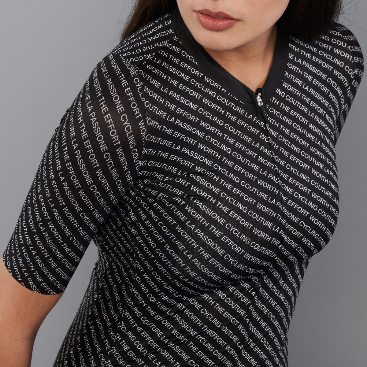Maglia donna La Passione Signature Allover - Nero La Passione