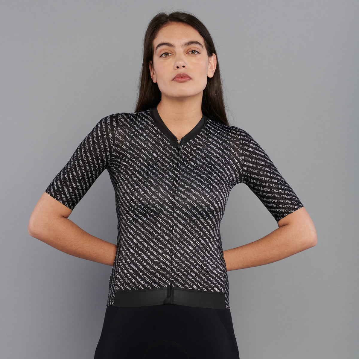 Maglia donna La Passione Signature Allover - Nero La Passione