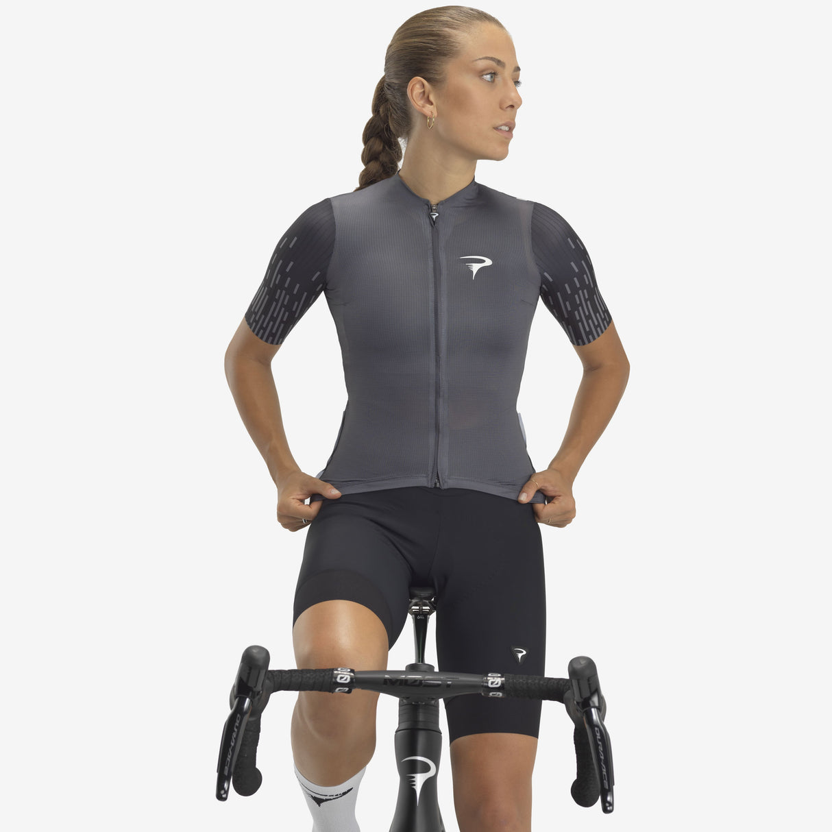 Maglia donna Pinarello F - Grigio scuro Pinarello