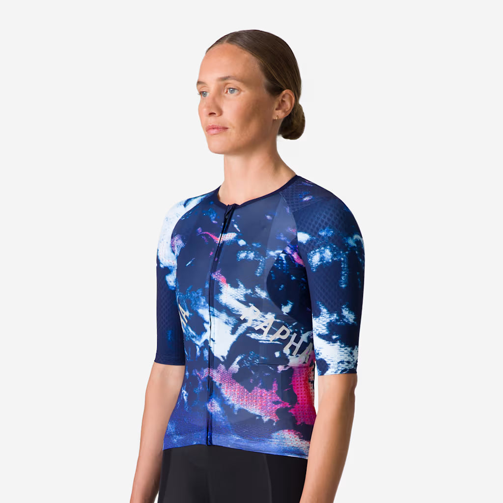 Maglia donna Rapha Pro Team Aero - Cosmic print Rapha