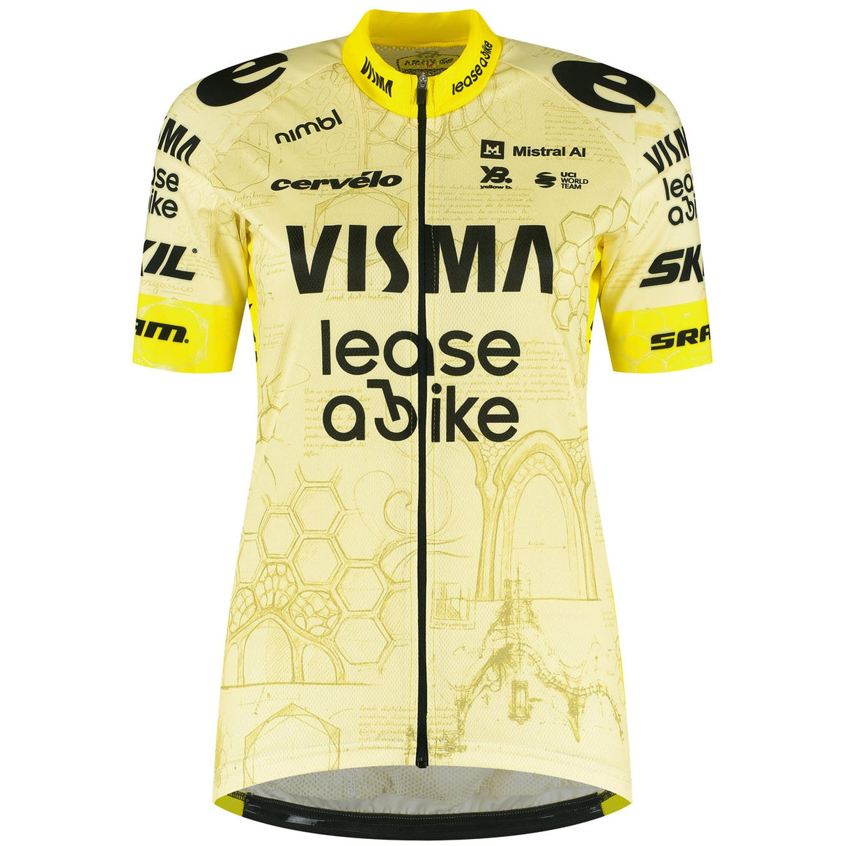 Maglia donna Team Visma Lease a bike 2026 The Architect - Training Yellow B.