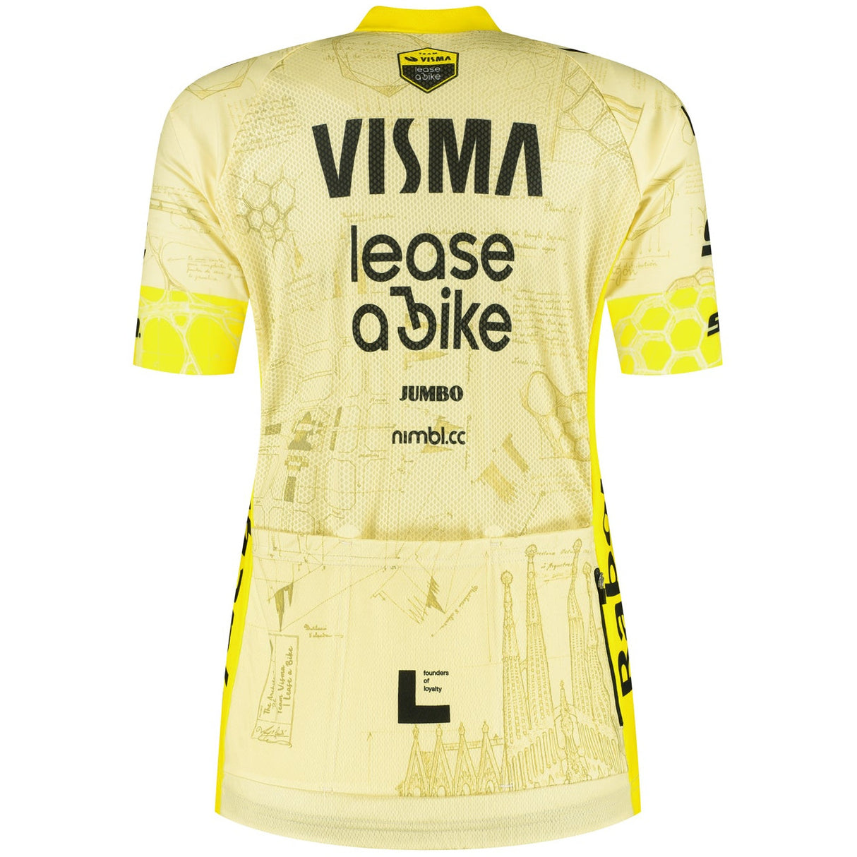 Maglia donna Team Visma Lease a bike 2026 The Architect - Training Yellow B.