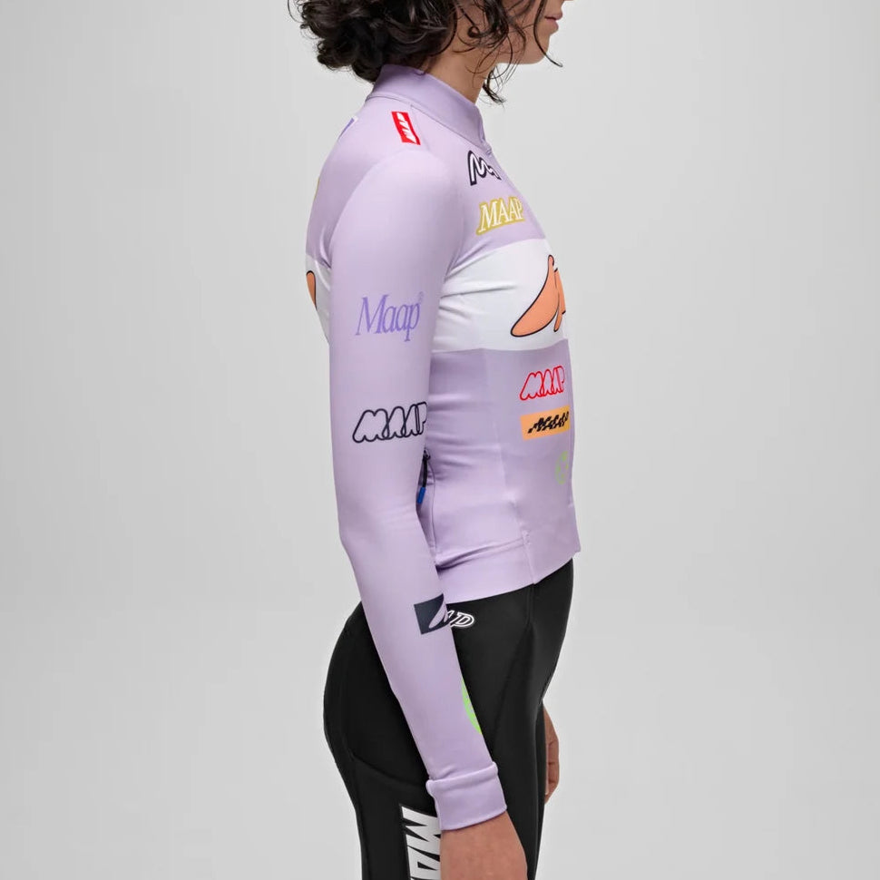 Maap Gamma Team Thermal frau langarmtrikot - Dusty Lavender