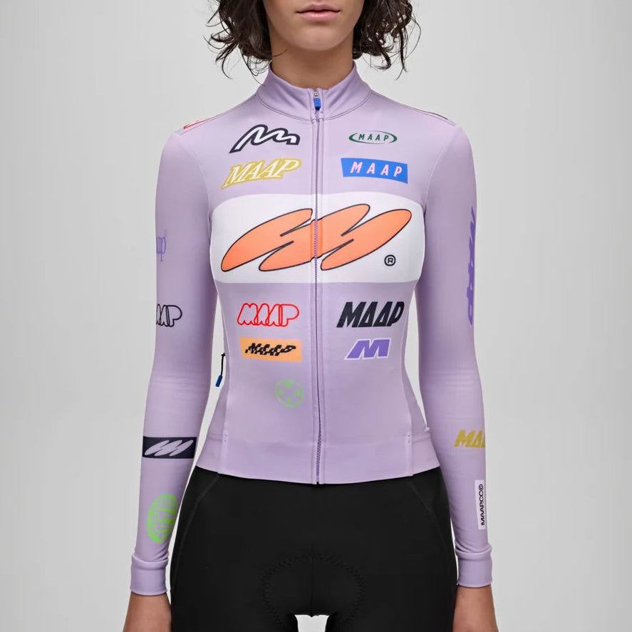 Maap Gamma Team Thermal frau langarmtrikot - Dusty Lavender