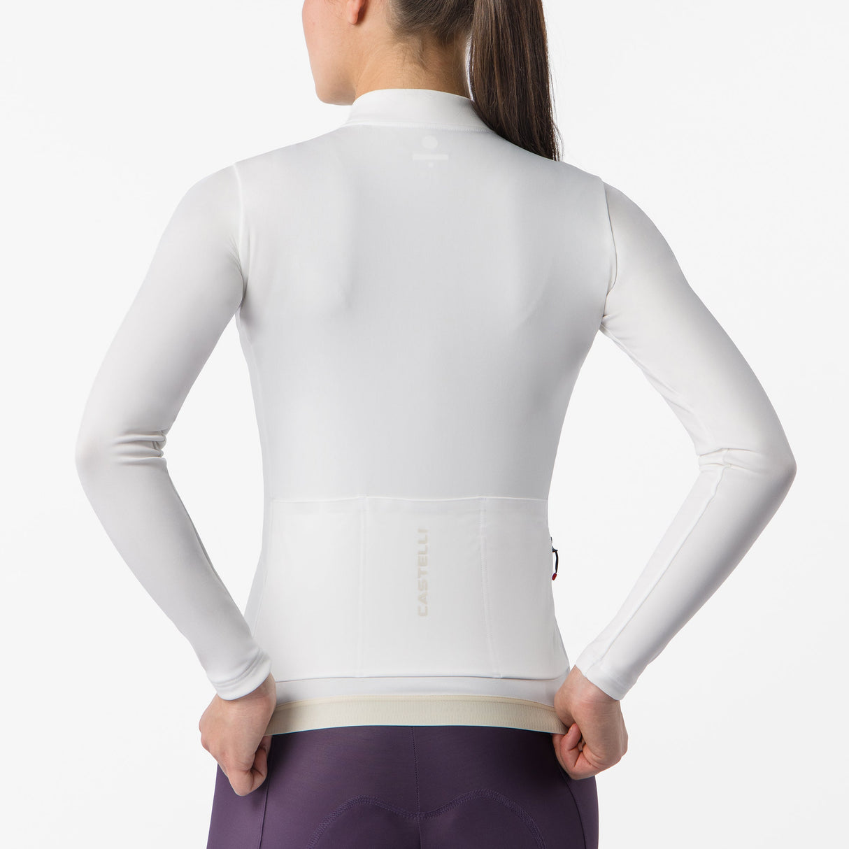 Castelli Espresso Thermal 2 frau langarmtrikot - Weiss