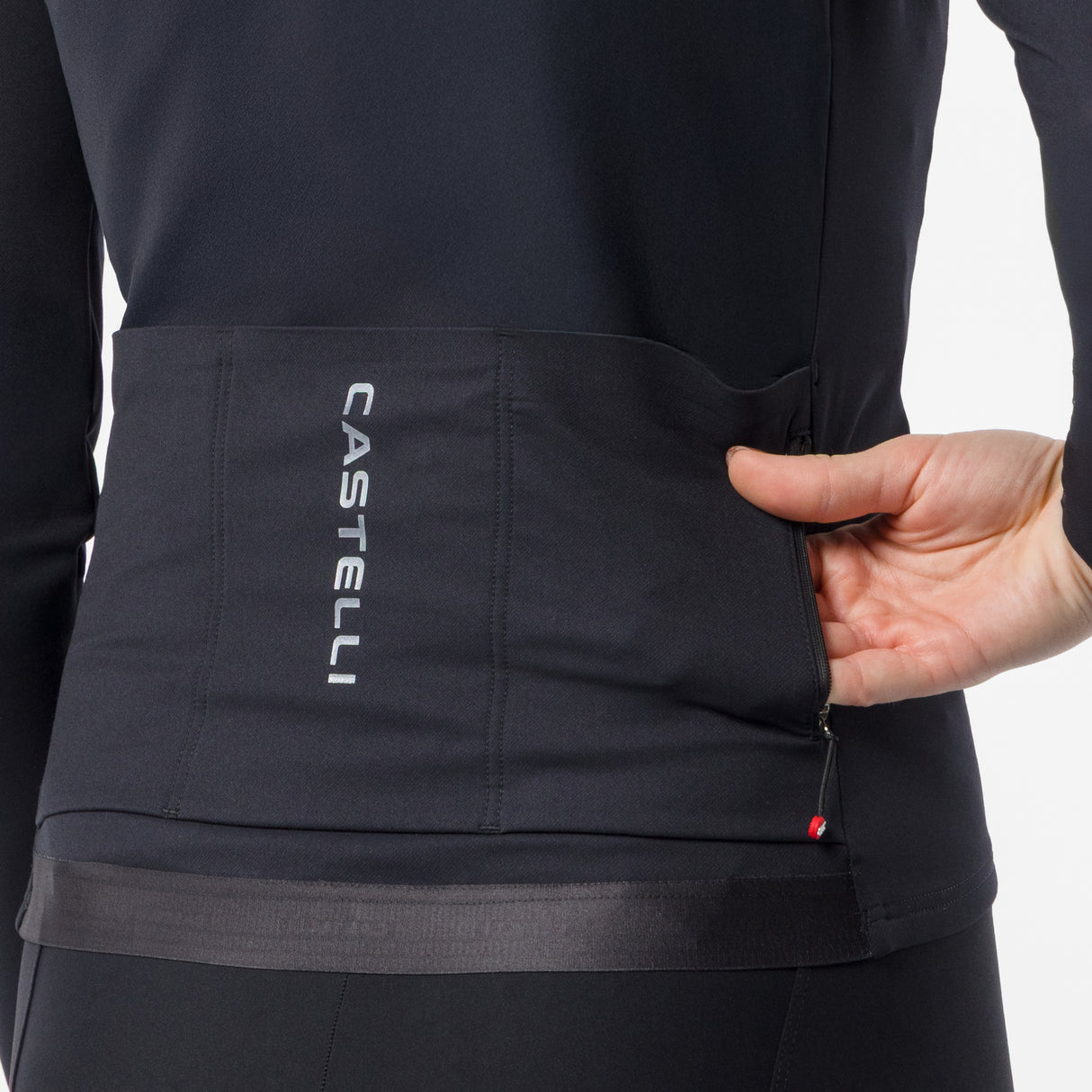 Castelli Thermowoven women long sleeves jersey - Black