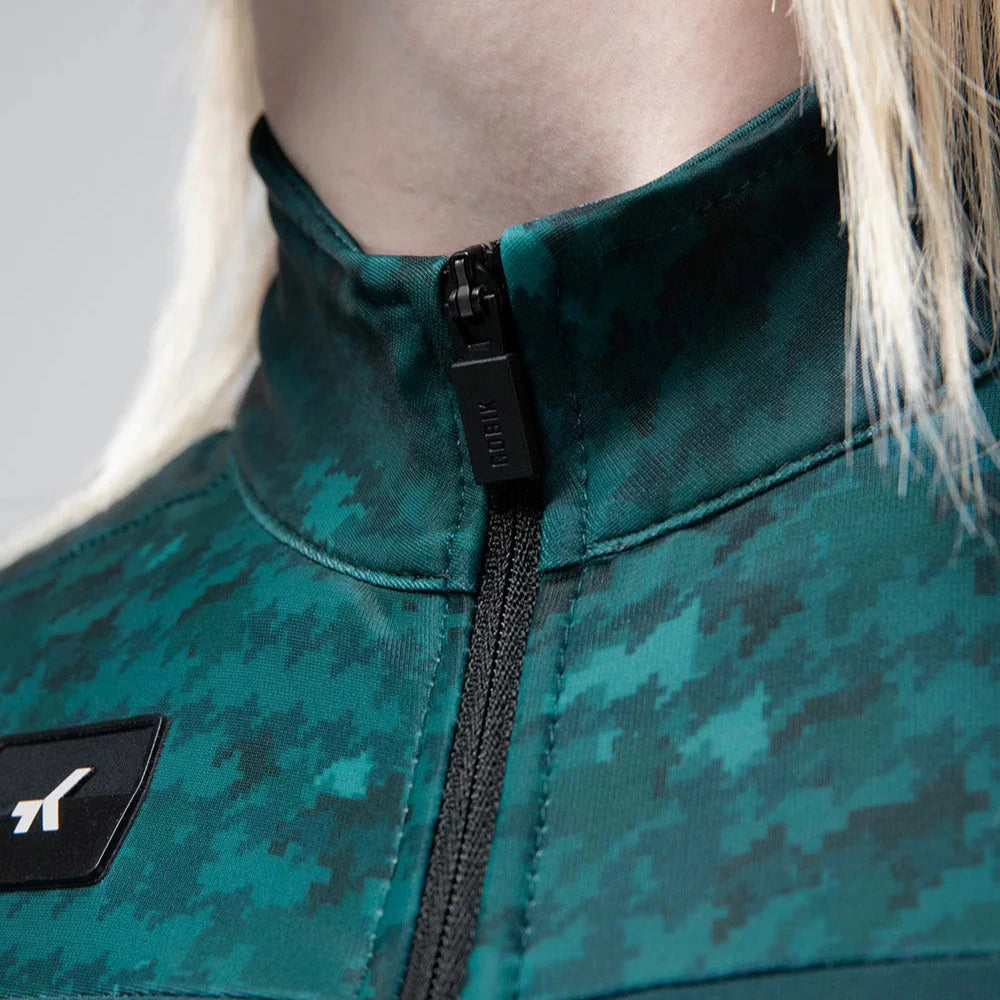 Maglia donna maniche lunghe Gobik Hyder Blend 2.0 Sunken - Verde Gobik